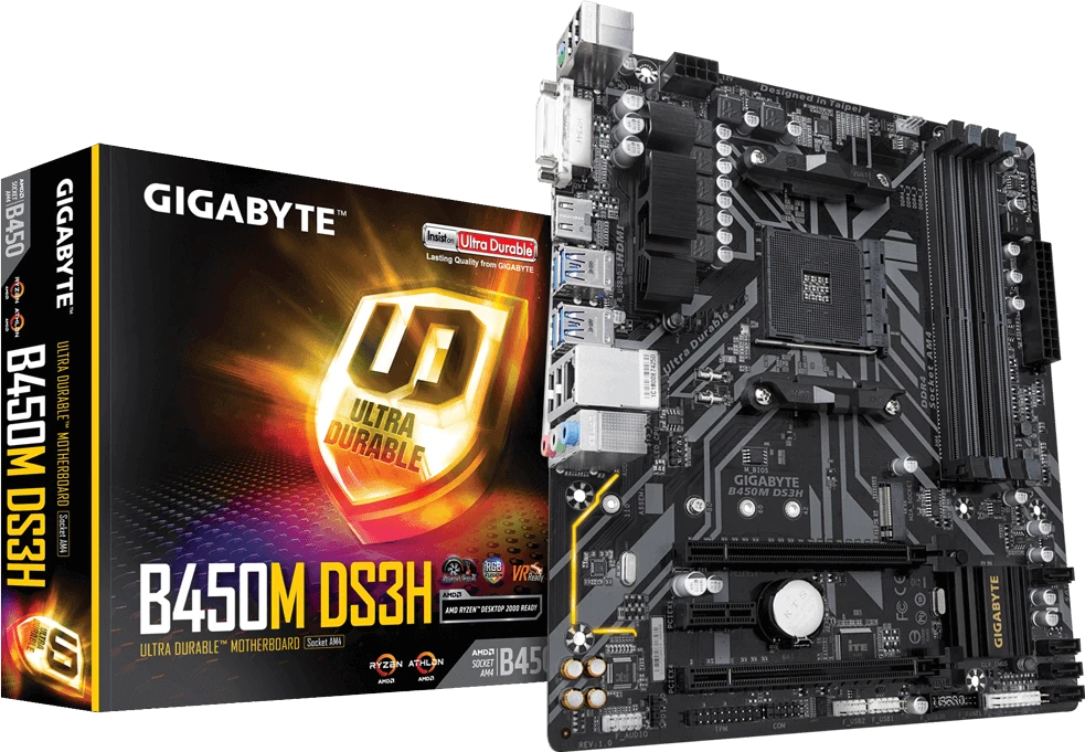 Gigabyte B450M DS3H (Rev. 1.x)